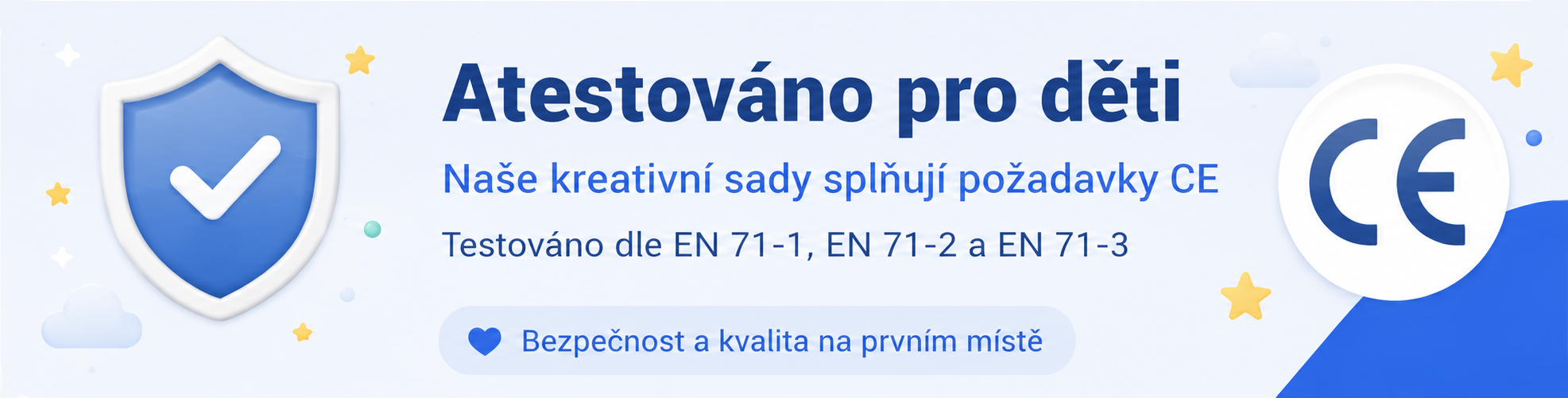 Atestováno pro děti – CE certifikát EN 71